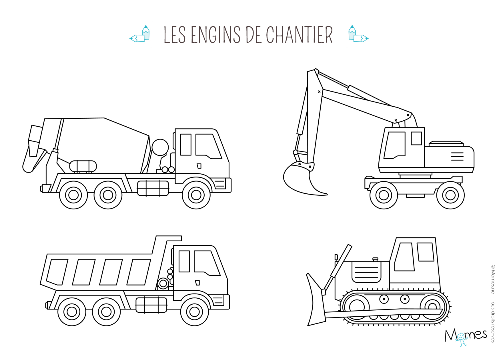 Coloriage camion - Momes.net